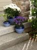 Blue Duo Tone Planter Trio Set - Stylish Indoor/Outdoor Plant Pots