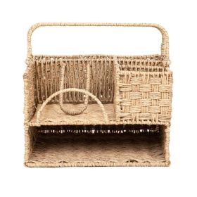 Better Homes & Gardens Resin Rattan All-in-one Serving Caddy, Beige - Better Homes & Gardens