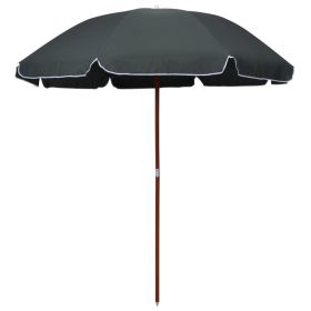 Parasol with Steel Pole 94.5" Anthracite - Anthracite