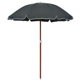 Parasol with Steel Pole 70.9" Anthracite - Anthracite