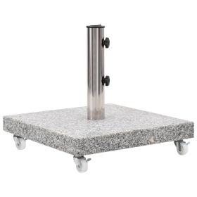 Parasol Base Granite 66.1 lb Square Gray - Grey