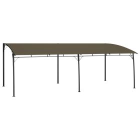 Garden Sunshade Awning 19.7'x9.8'x8.4' Taupe - Taupe