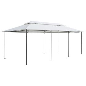 Gazebo 236.2"x117.3"x106.3" White 0.6 oz/ft² - White